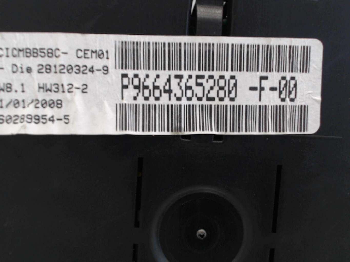 Tachimetro CITROEN C4 PICASSO 1  - 1