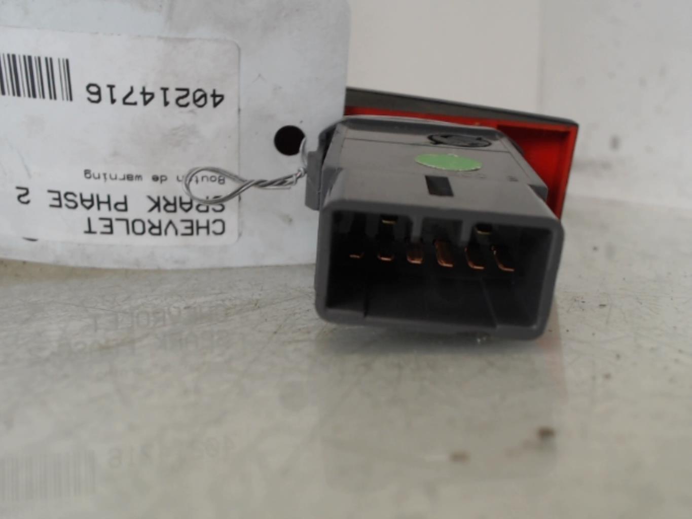 Interruttore luci emergenza CHEVROLET SPARK PHASE 2 Gasolina - 1
