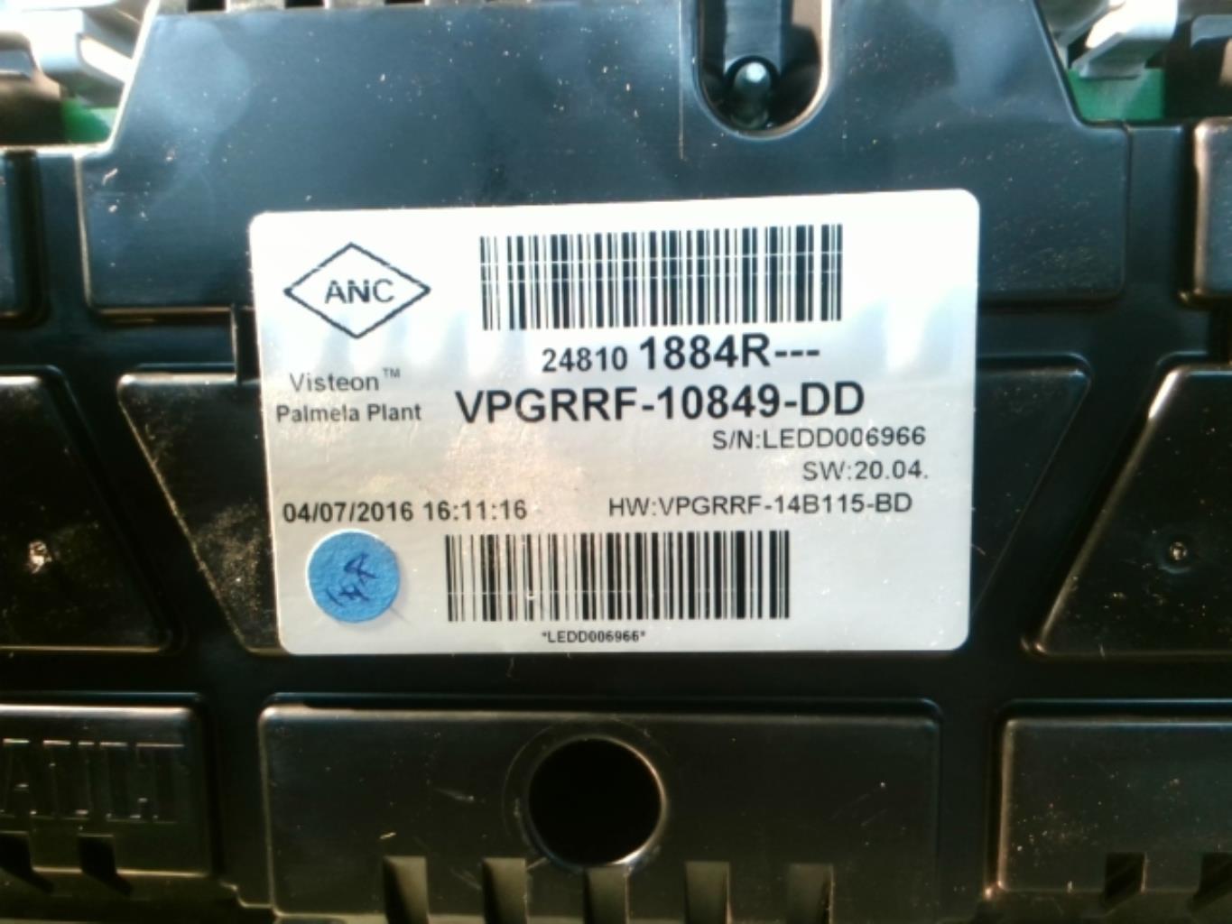 Compteur RENAULT CLIO 4 PHASE 2 Diesel - 1