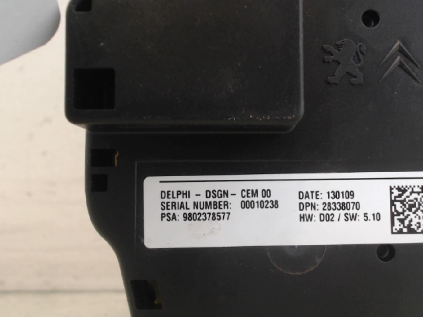 Commande GPS PEUGEOT 508 1 PHASE 1 Diesel - 1