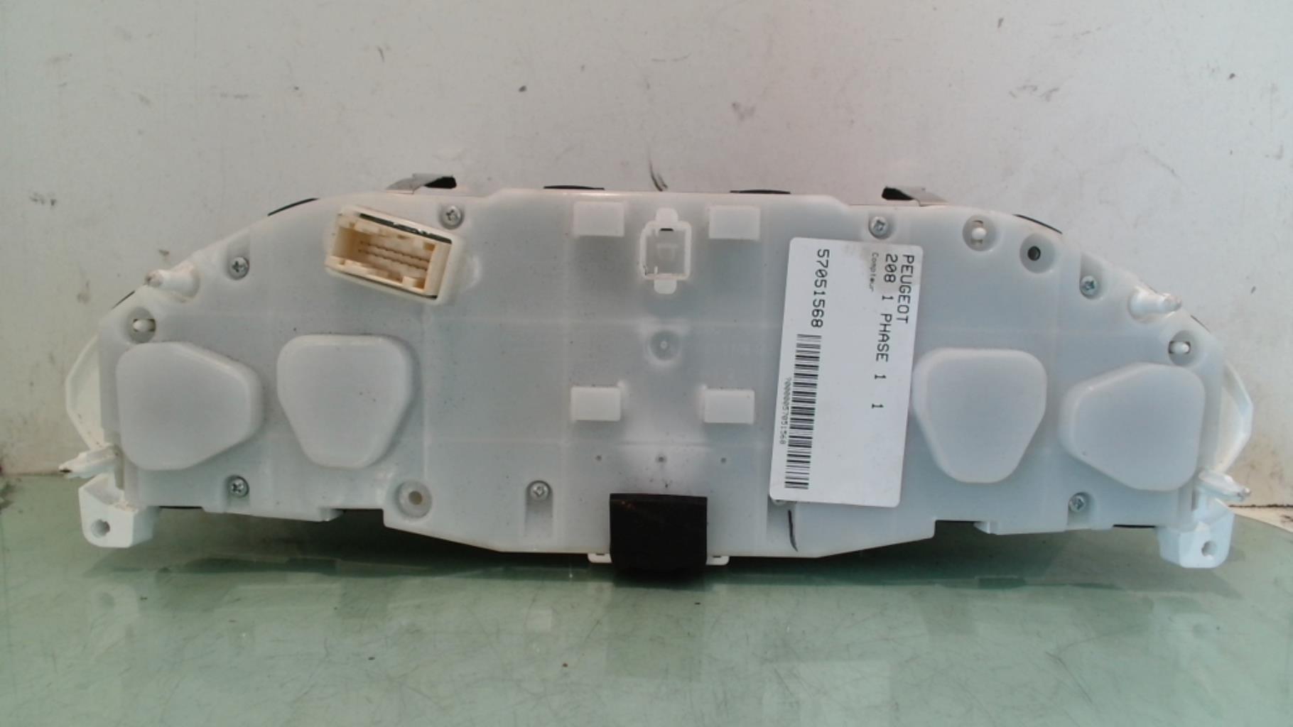 Tachimetro PEUGEOT 208 1 PHASE 1 Gasolina - 1