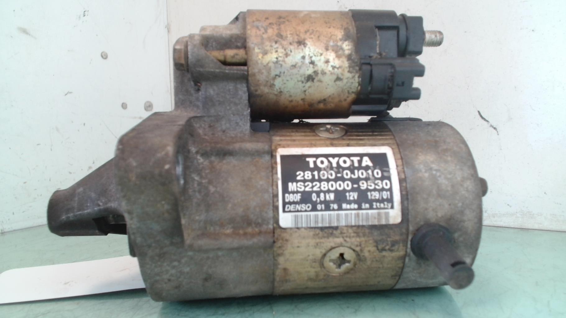 Motorino avviamento TOYOTA YARIS 1 PHASE 1 Gasolina - 1
