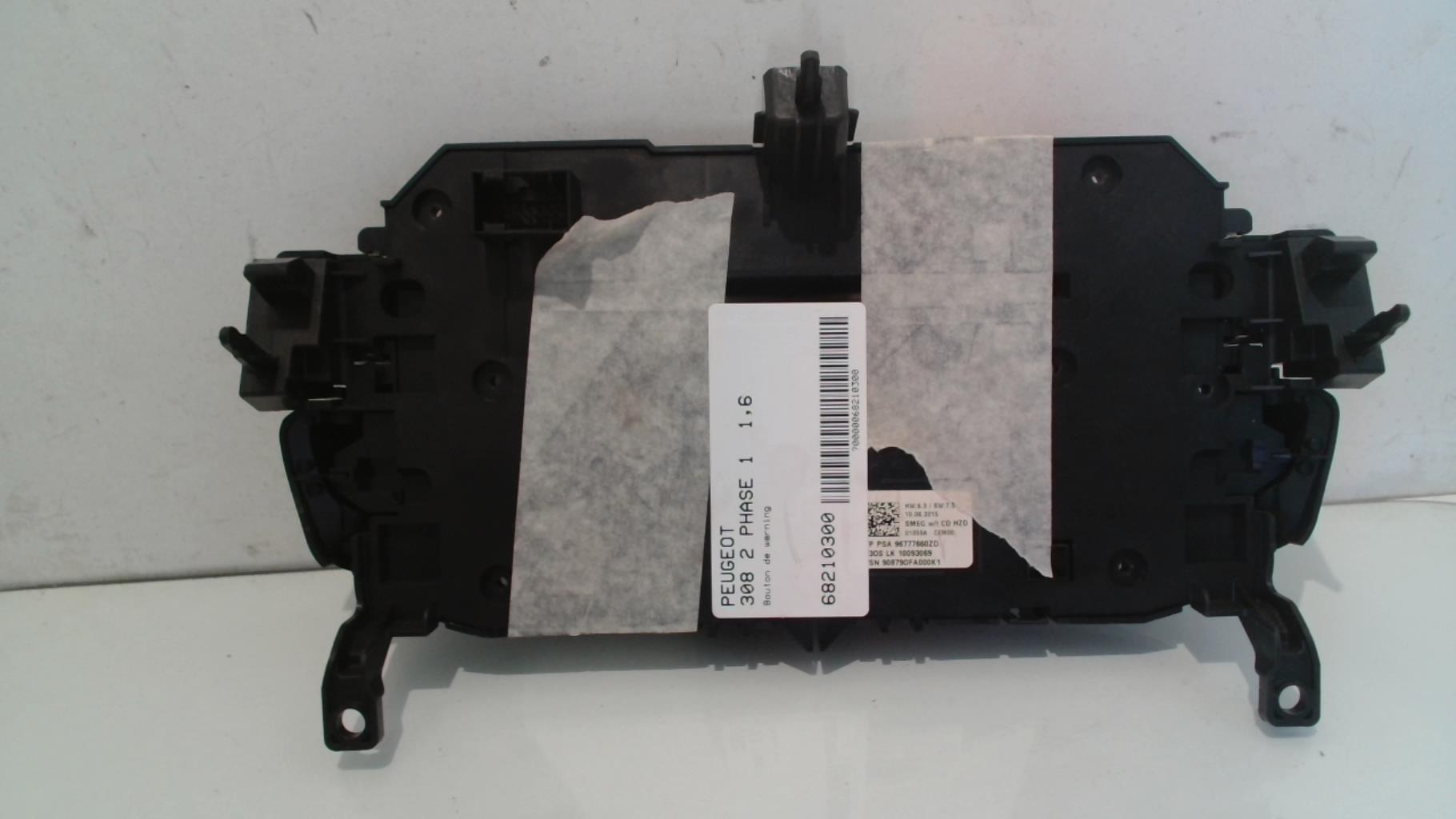 Bouton de warning PEUGEOT 308 2 PHASE 1 Diesel - 1