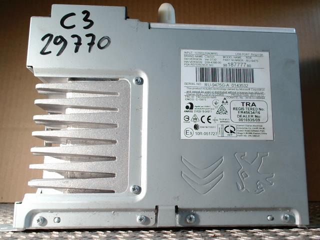 Autoradio originale CITROEN C3 3 PHASE 1 Diésel - 1