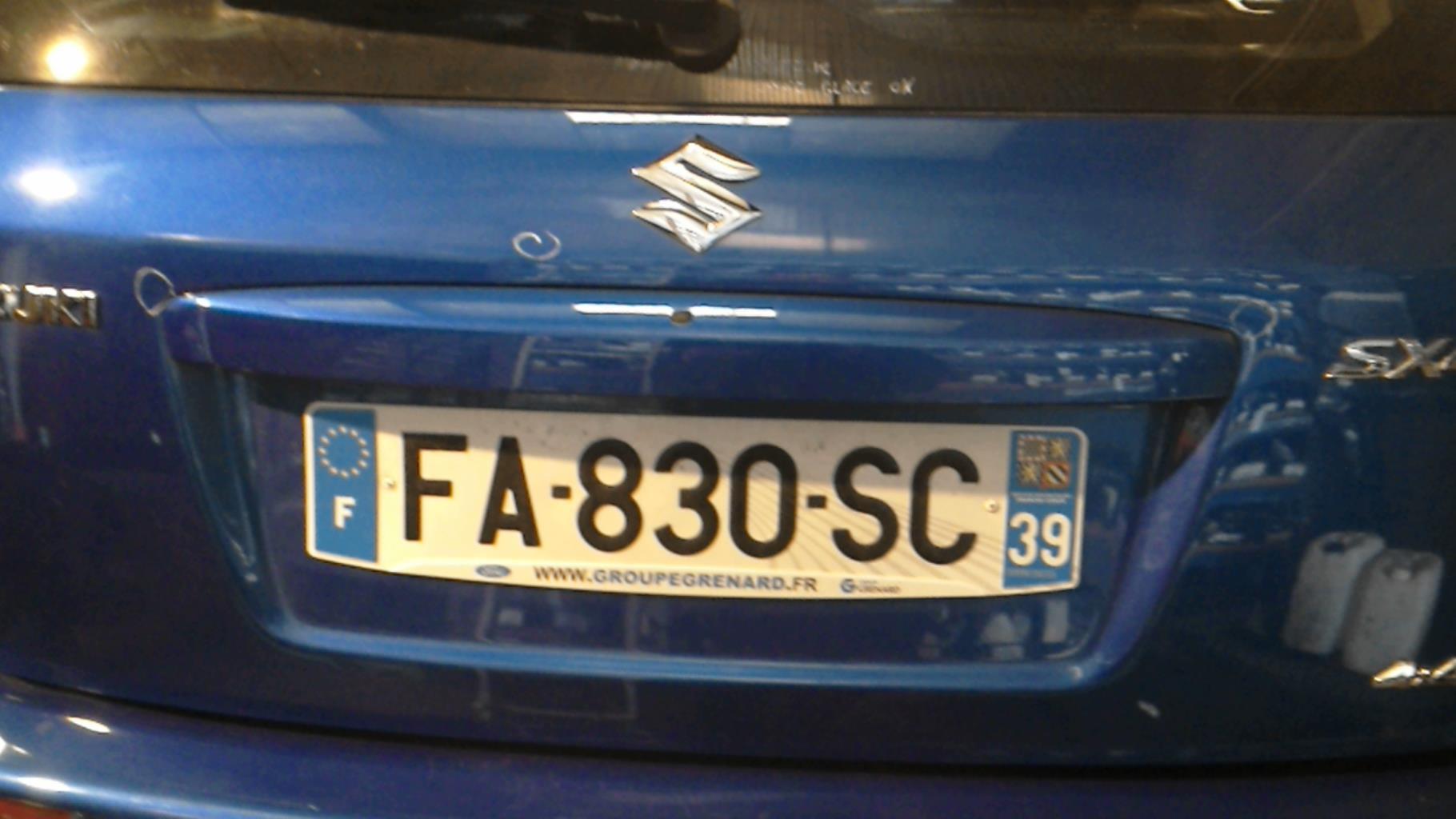 Portabagagli/Portellone posteriore SUZUKI SX4 1 Diésel - 1