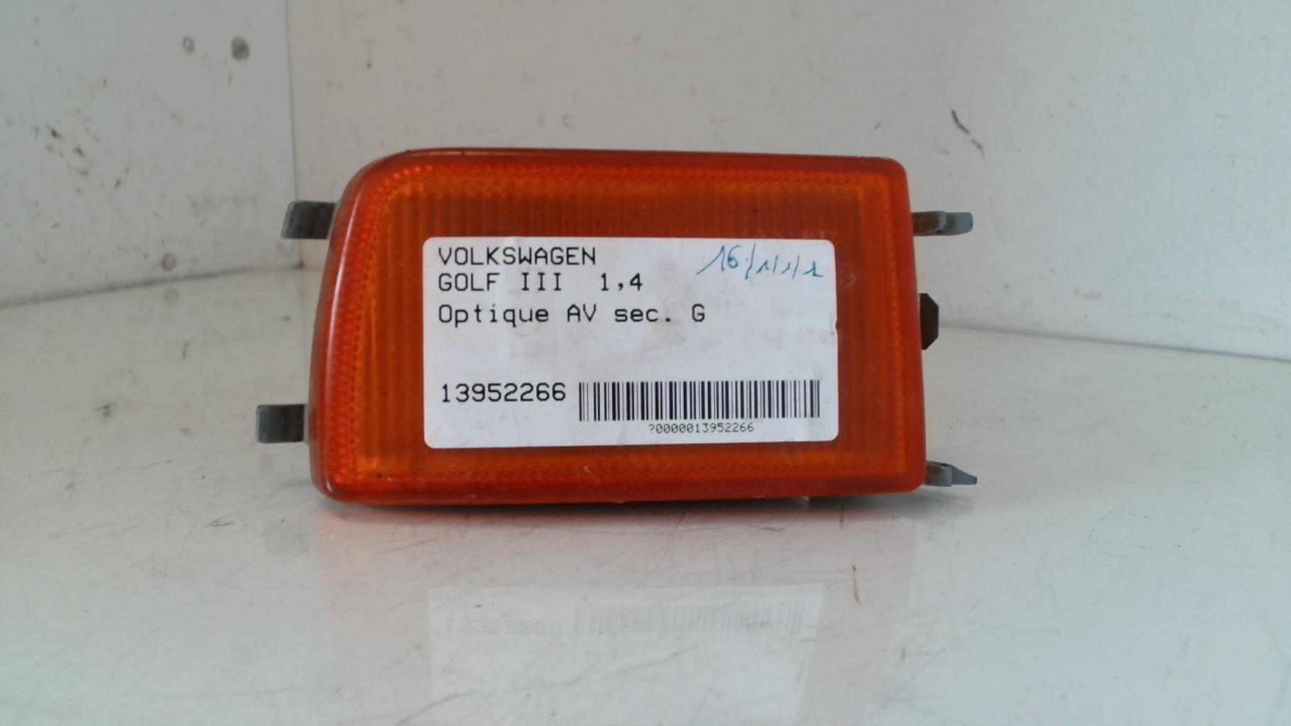 Gruppo ottico anteriore secondario sinistro (luci)(freccia) VOLKSWAGEN GOLF 3 Gasolina - 1