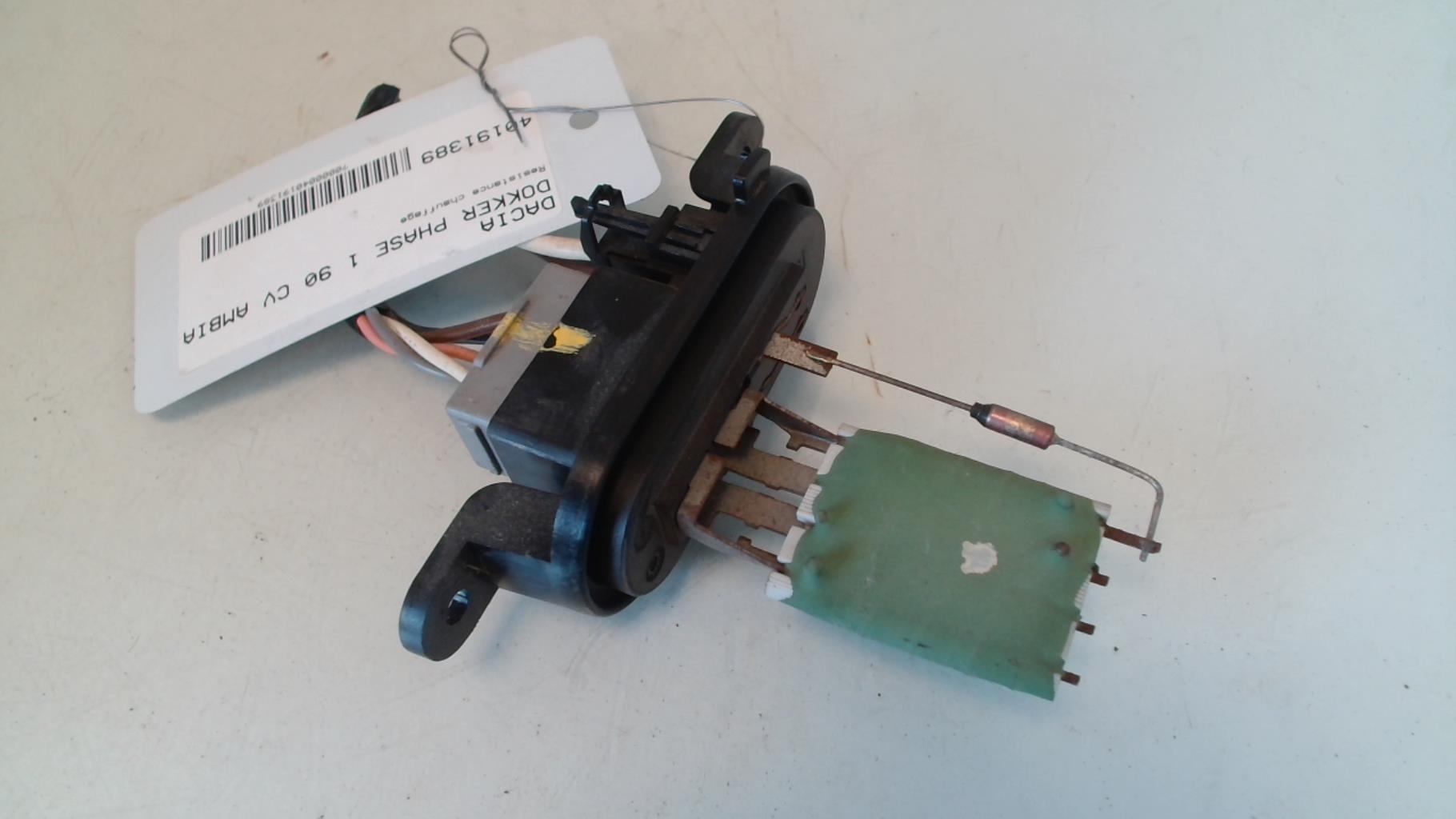 Resistance chauffage DACIA DOKKER PHASE 1 Diesel - 1