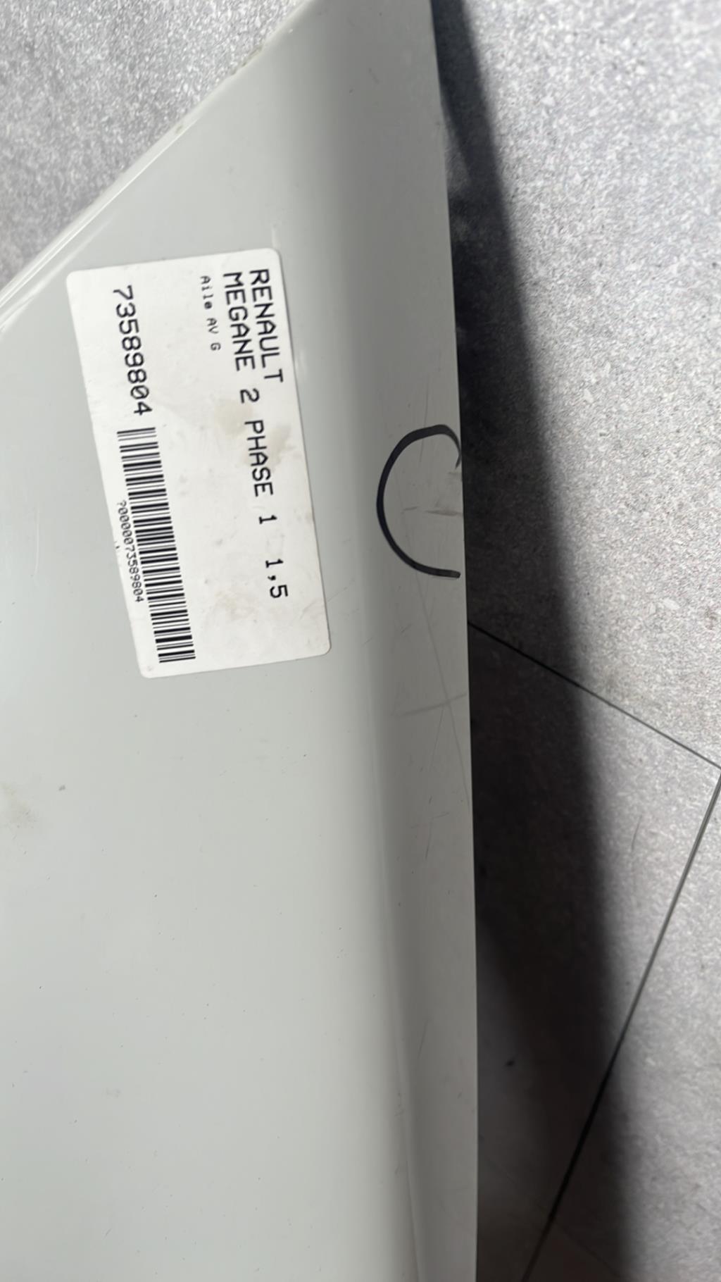 Parafango anteriore sinistro RENAULT MEGANE 2 PHASE 1 Diésel - 1