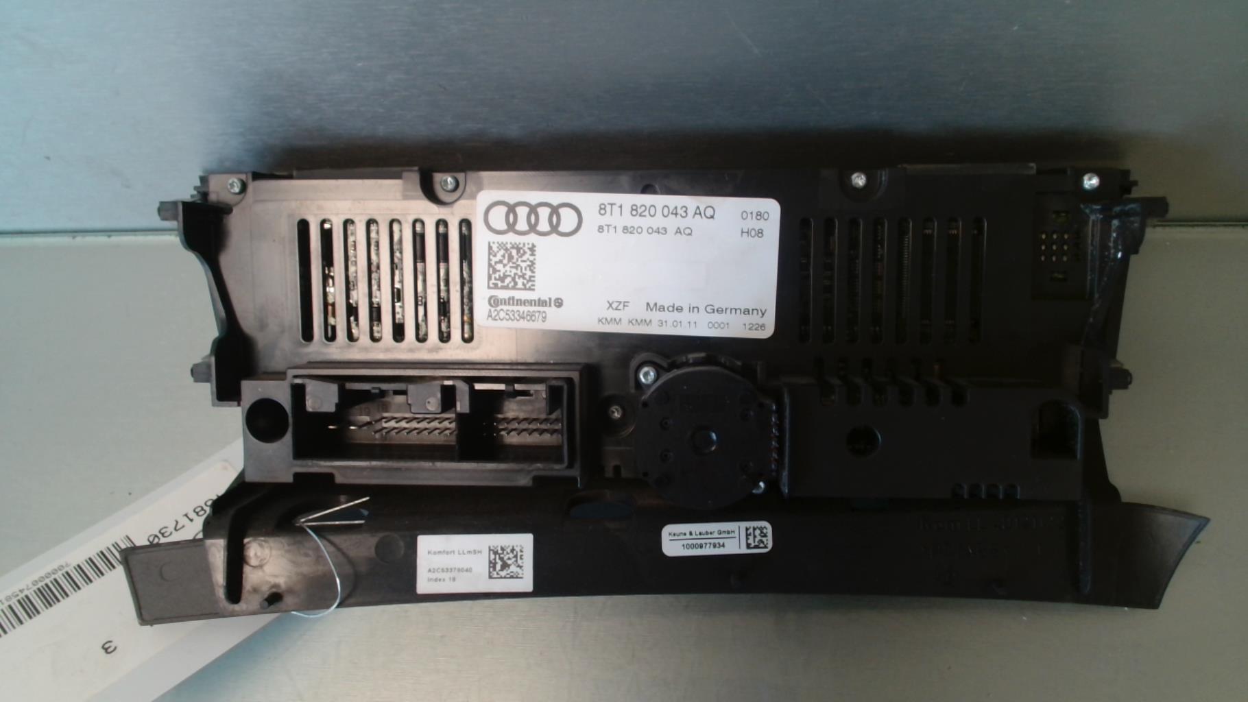 Commande chauffage AUDI Q5 1 PHASE 1 Diesel - 1