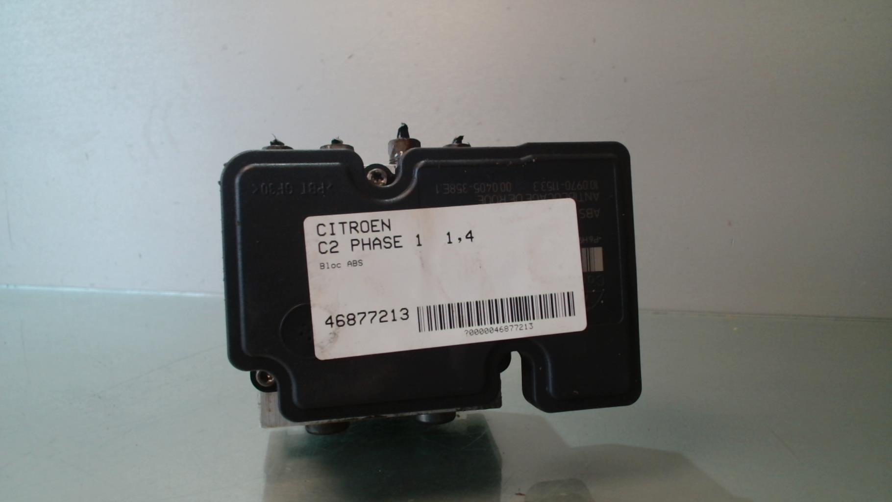 Blocco ABS (antibloccaggio freni) CITROEN C2 PHASE 1 Diésel - 1
