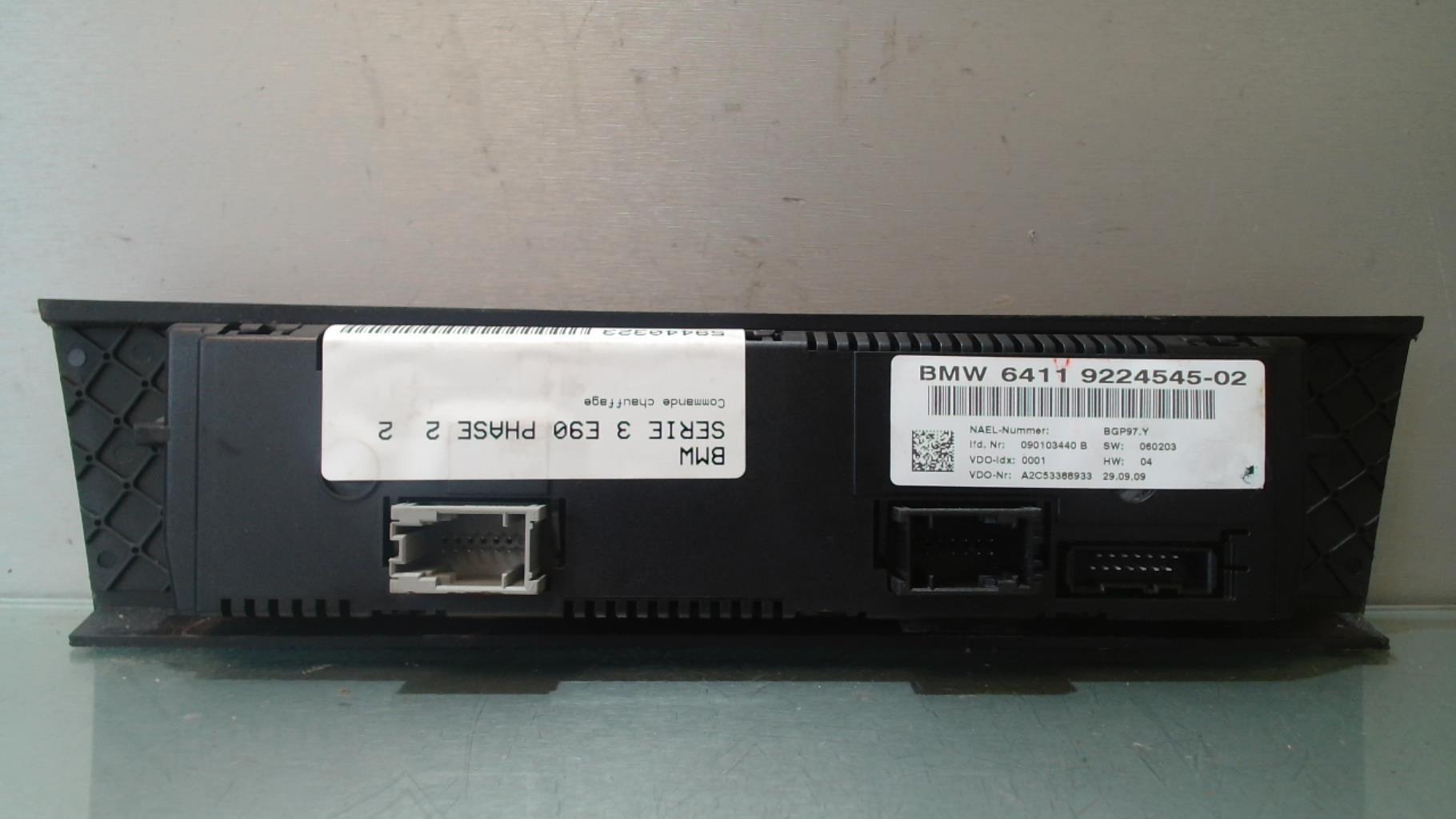 Commande chauffage BMW SERIE 3 E90 PHASE 2 Diesel - 1