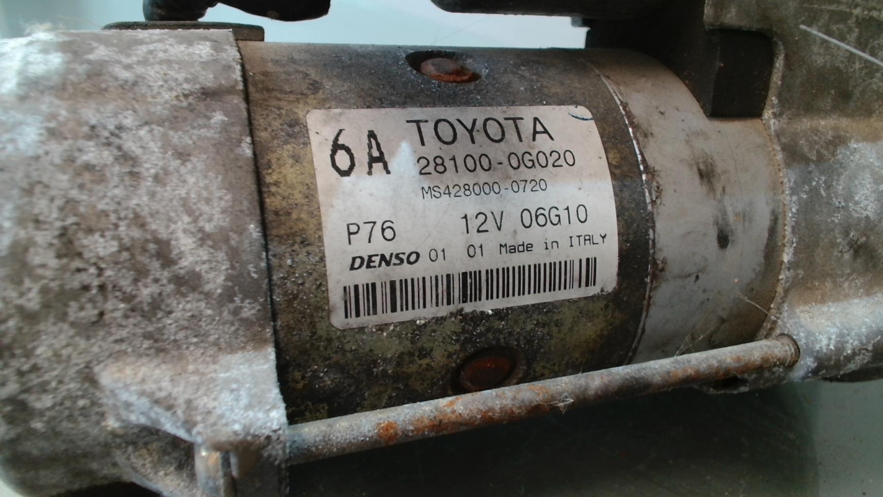 Motorino avviamento TOYOTA COROLLA VERSO 2 PHASE 1 Diésel - 1