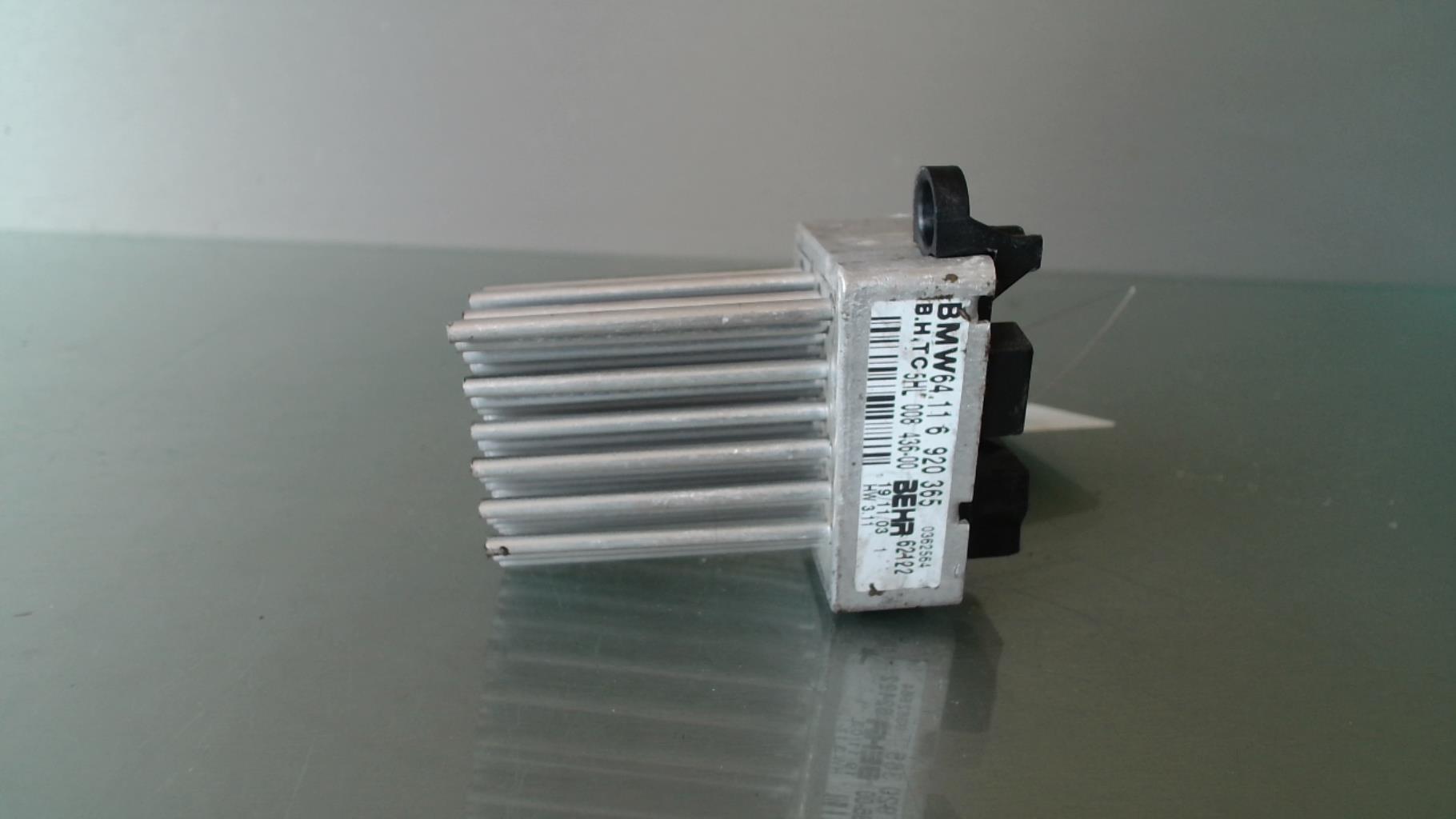 Resistenza riscaldamento BMW SERIE 3 E46 PHASE 2 Gasolina - 1