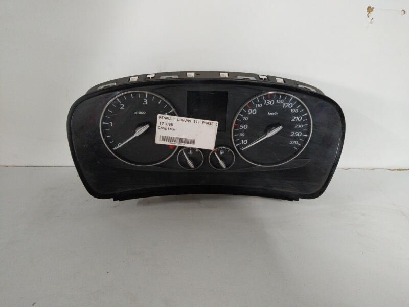 Compteur RENAULT LAGUNA 3 PHASE 1 Diesel - 1