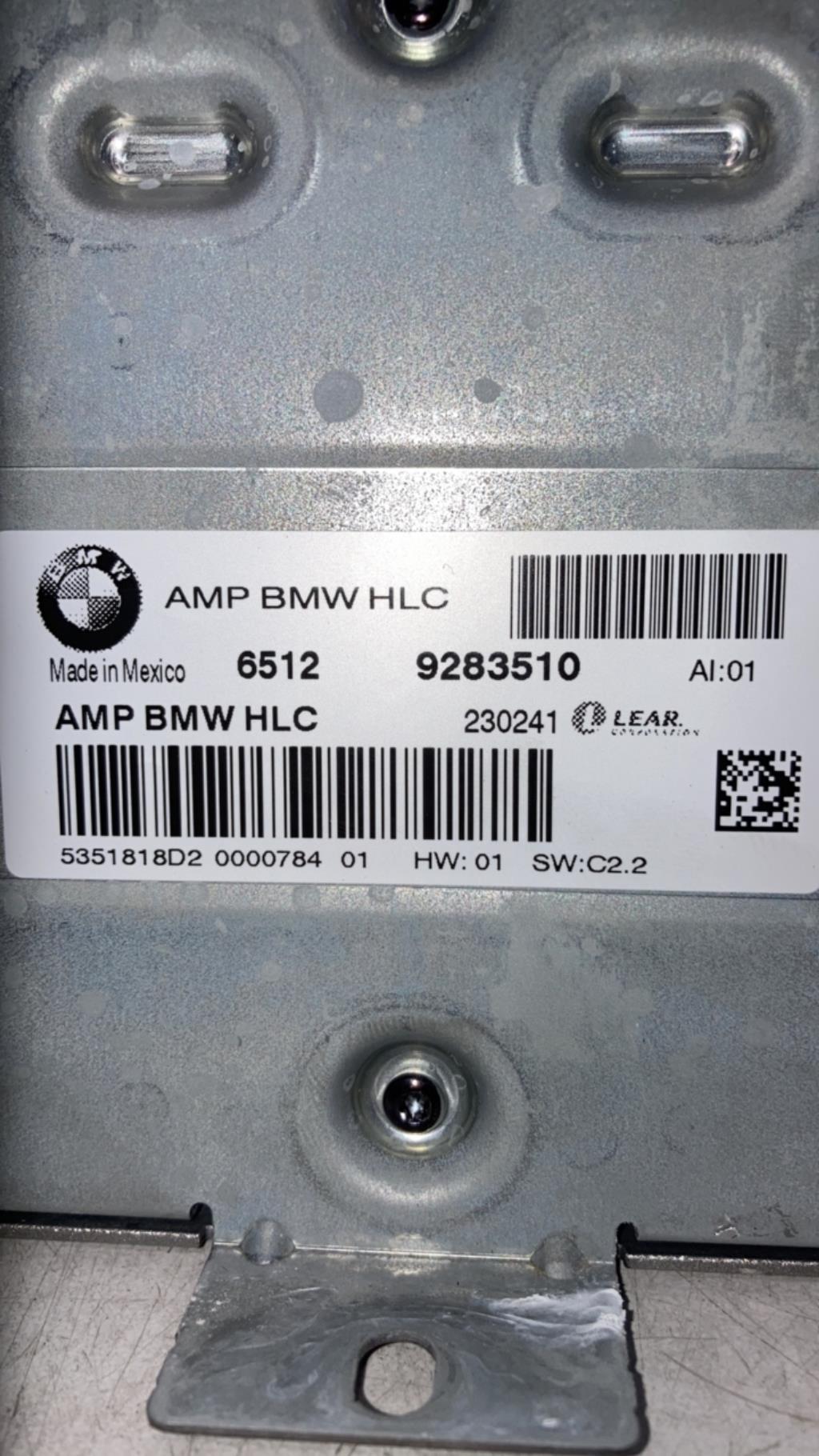 Amplificateur audio BMW X6 E71 PHASE 2 Diesel - 1