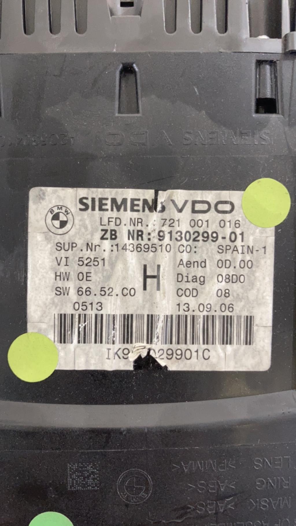 Compteur BMW SERIE 3 E90 PHASE 1 Diesel - 1