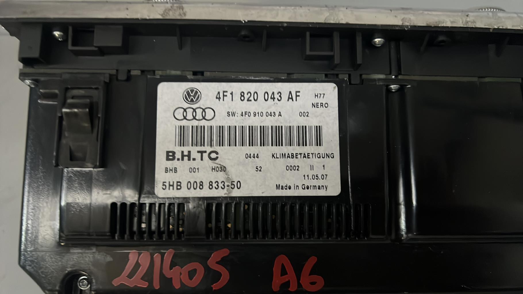 Commande chauffage AUDI A6 3 AVANT PHASE 1 BREAK Diesel - 1