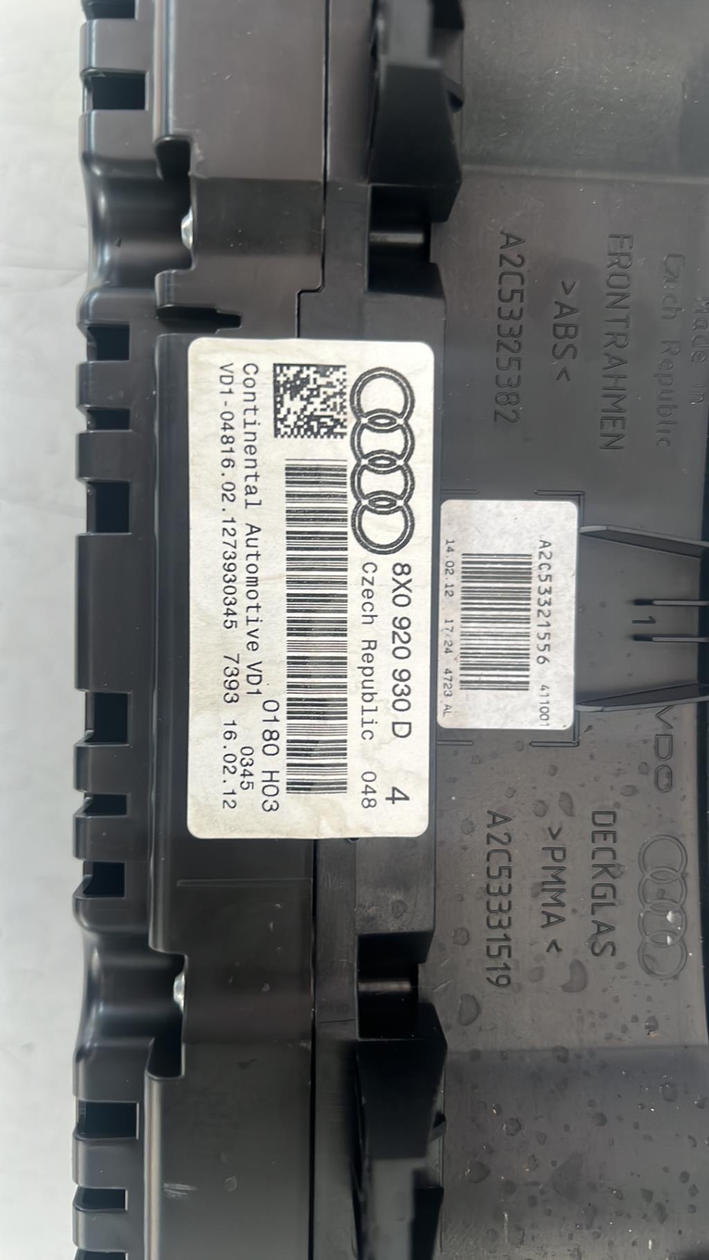 Compteur AUDI A1 1 SPORTBACK PHASE 1 Diesel - 1