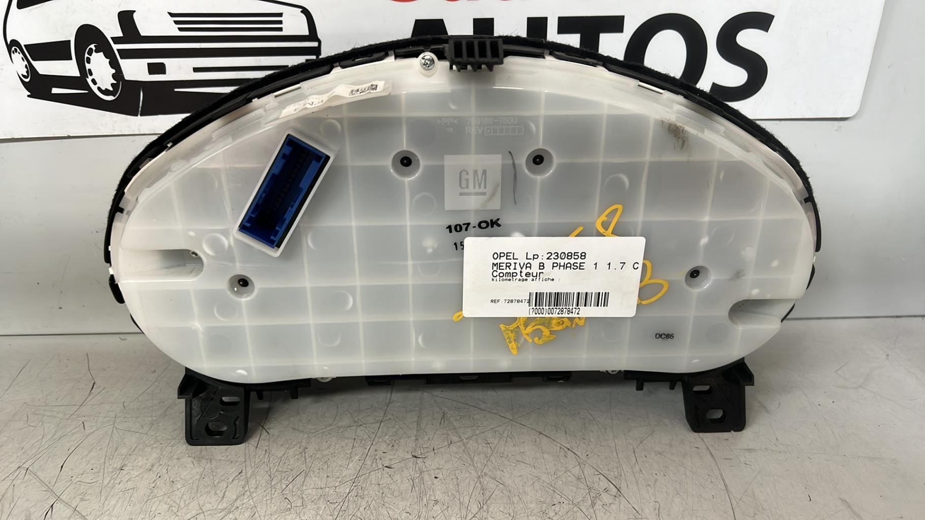 Compteur OPEL MERIVA B PHASE 1 Diesel - 1
