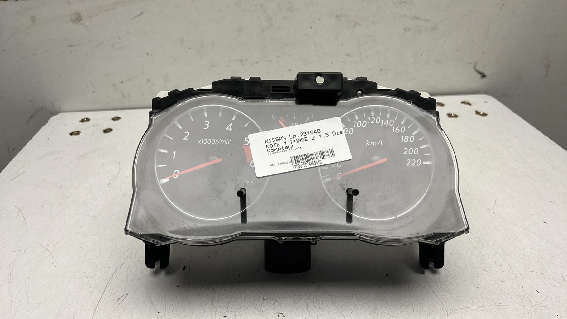 Compteur NISSAN NOTE 1 PHASE 2 Diesel - 1
