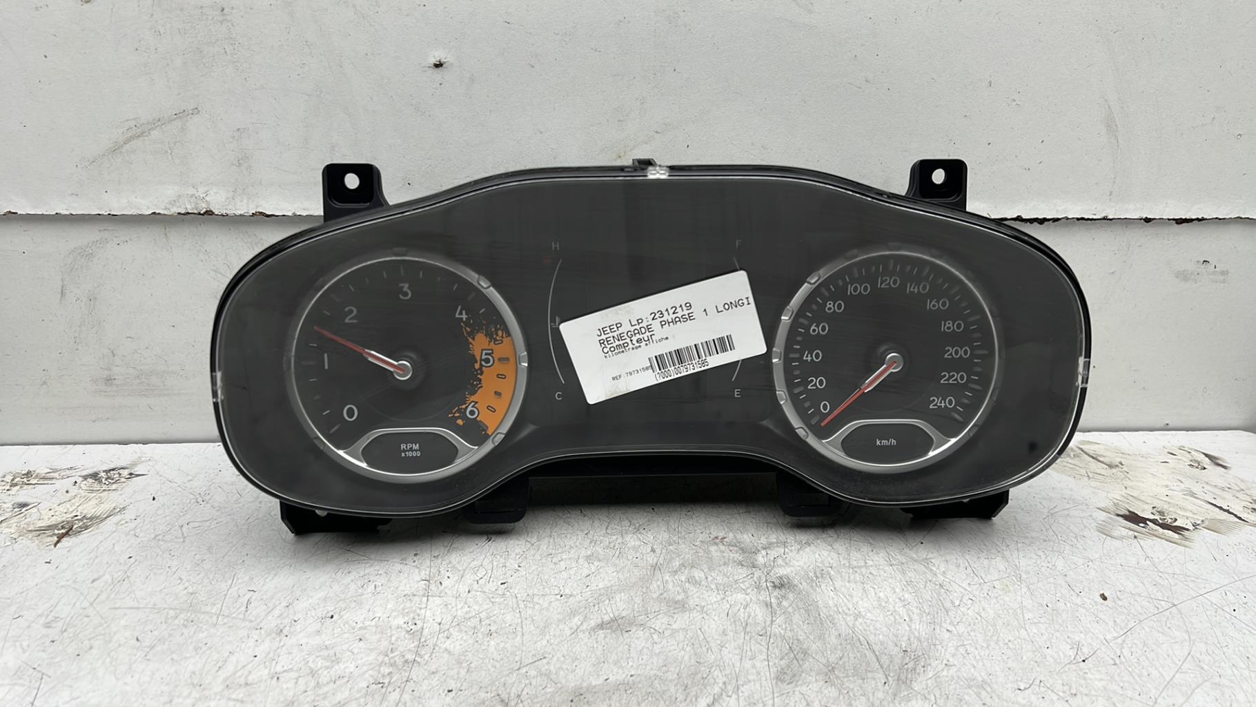 Compteur JEEP RENEGADE PHASE 1 Diesel - 1