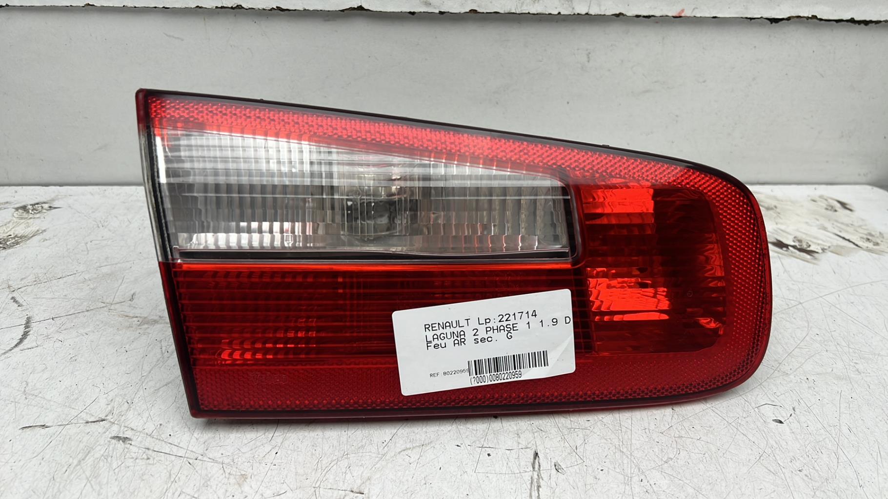 Feu arriere secondaire gauche (feux) RENAULT LAGUNA 2 PHASE 1 Diesel - 1