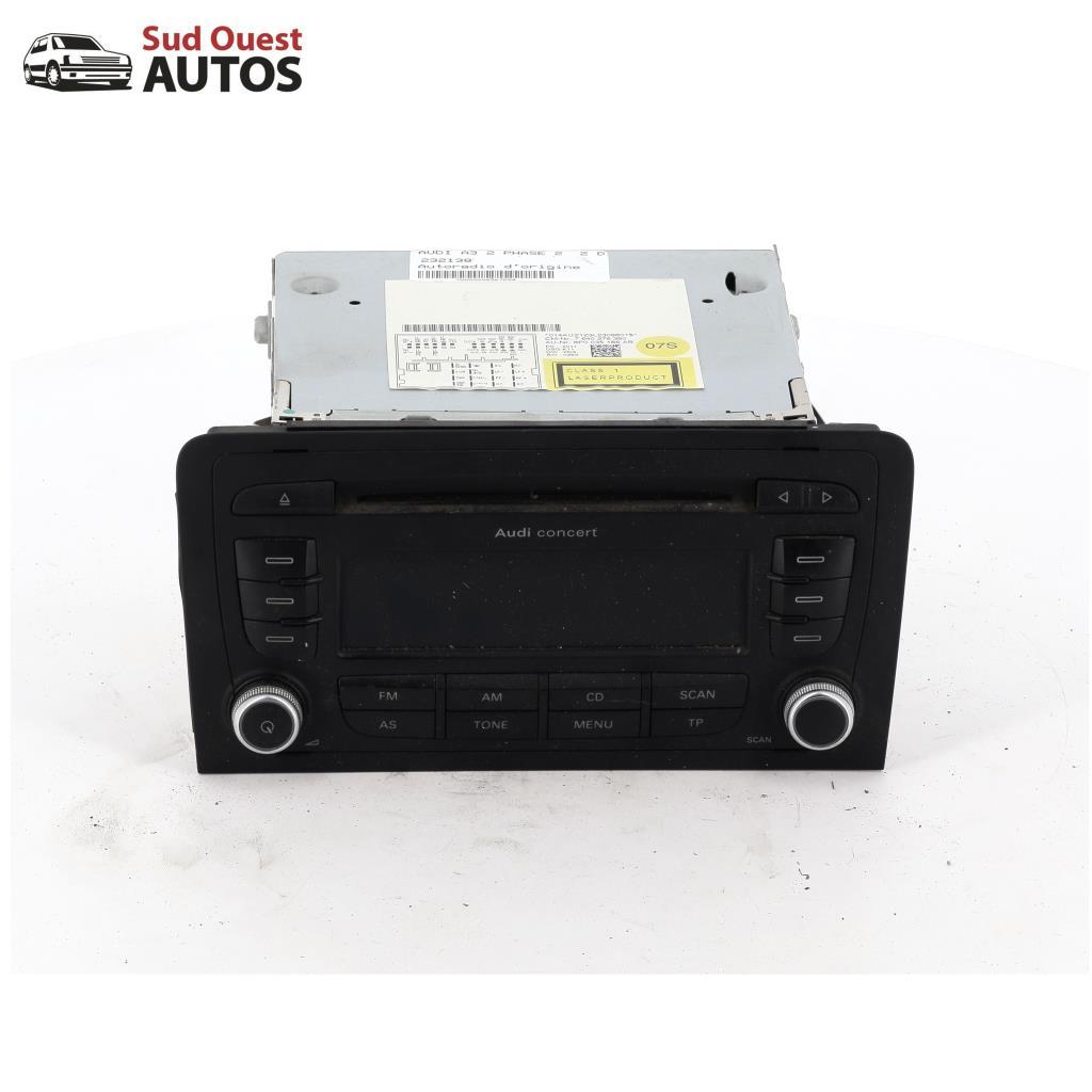 Autoradio d'origine AUDI A3 2 PHASE 2 Diesel - 1