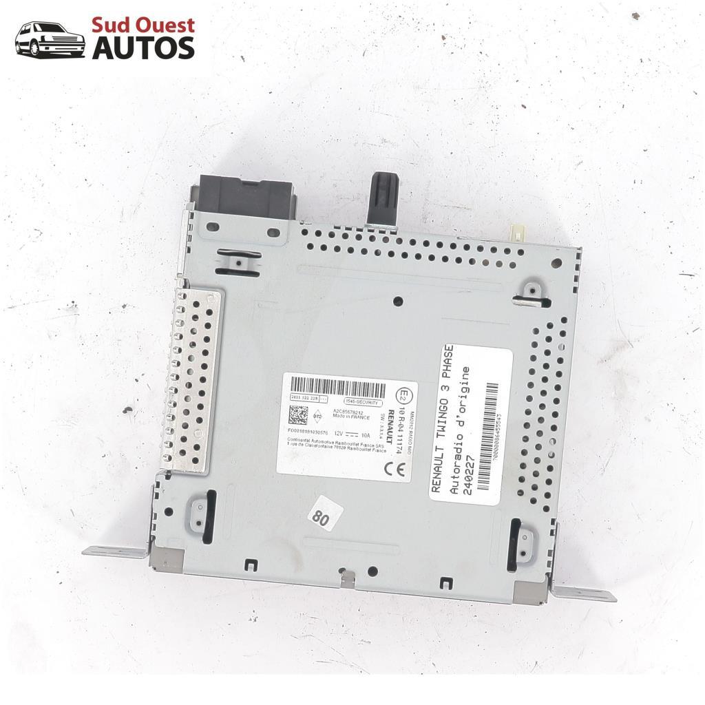 Autoradio d'origine RENAULT TWINGO 3 PHASE 1 Essence - 1