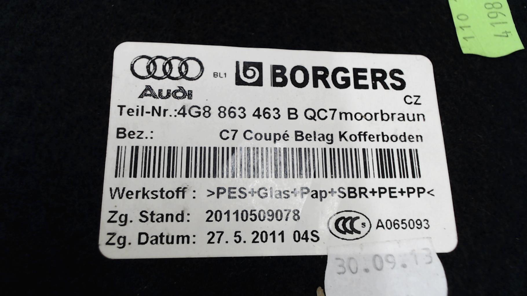 Tapis de sol AUDI A7 1 SPORTBACK PHASE 1 Diesel - 1