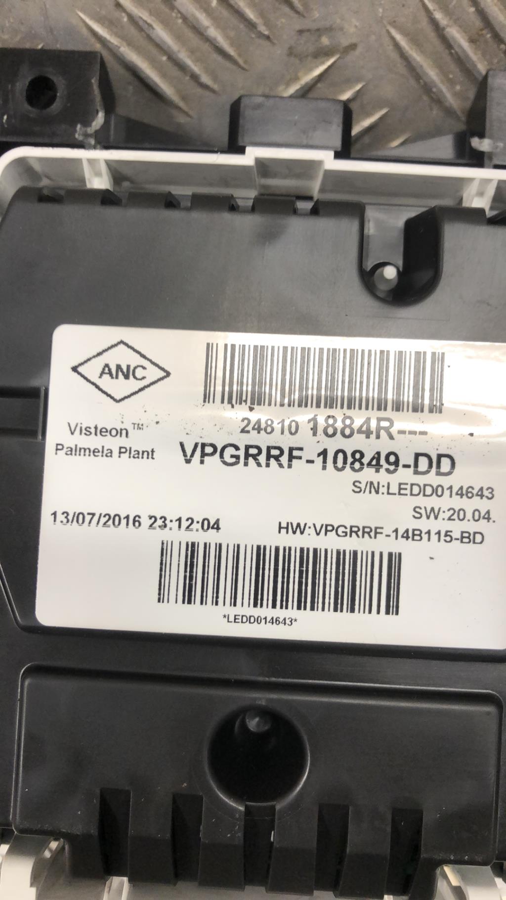 Compteur RENAULT CLIO 4 PHASE 2 Diesel - 1