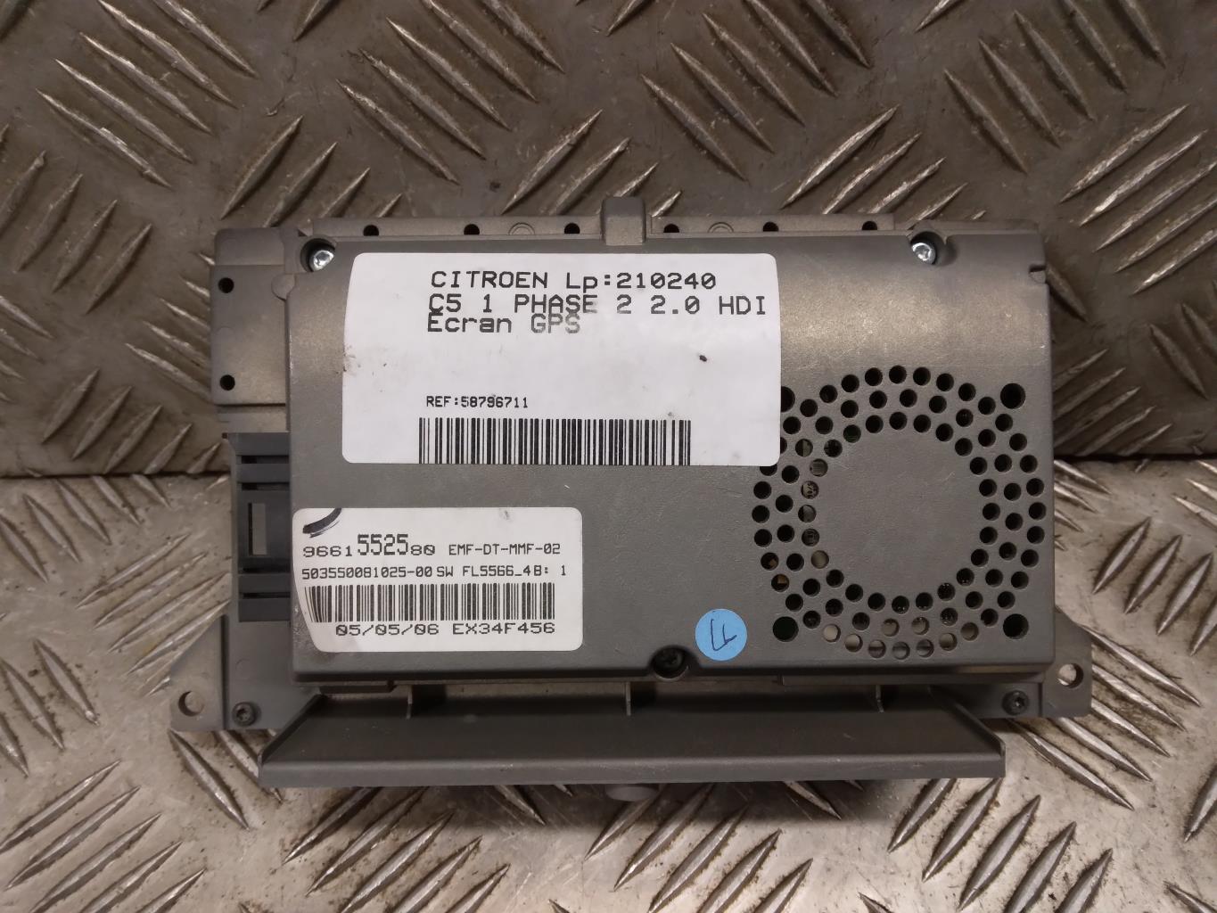 Ecran GPS CITROEN C5 1 PHASE 2 Diesel - 1