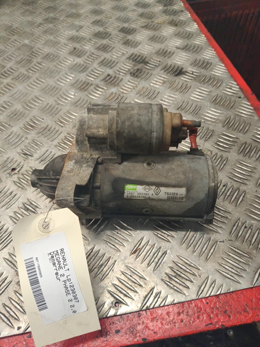 Demarreur RENAULT MEGANE 2 PHASE 2 Diesel - 1