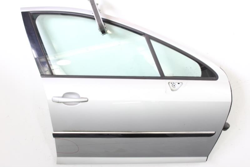 Porte Avant Droit Pour Peugeot 407 Phase 1 - Occasion Bon état, Couleur Gris, Référence 9004AQ, Garantie 12 Mois