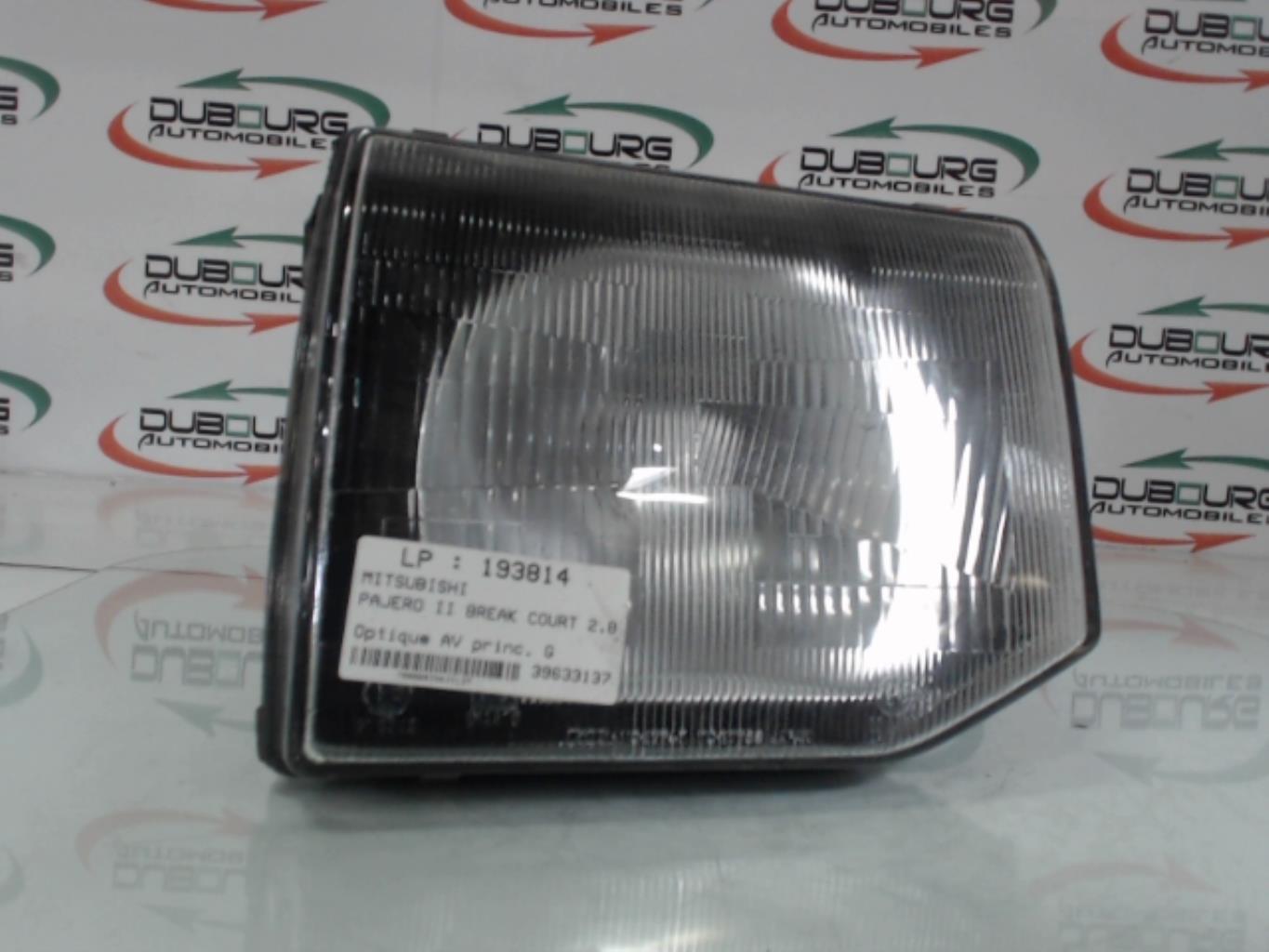Gruppo ottico anteriore principale sinistro (luci)(faro) MITSUBISHI PAJERO 2 Diésel - 1