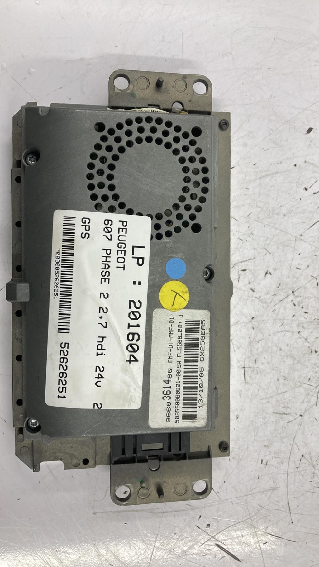 GPS PEUGEOT 607 PHASE 2 Diesel - 1