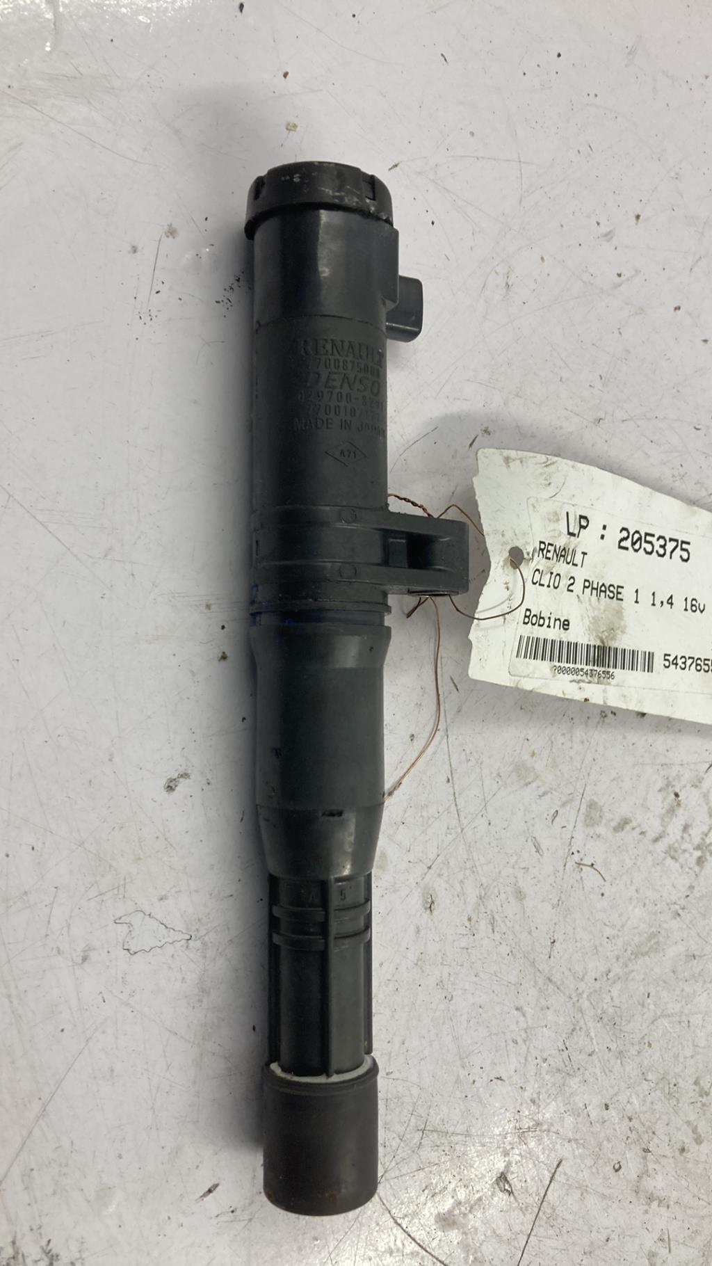 Bobine (allumage) RENAULT CLIO 2 PHASE 1 Essence - 1