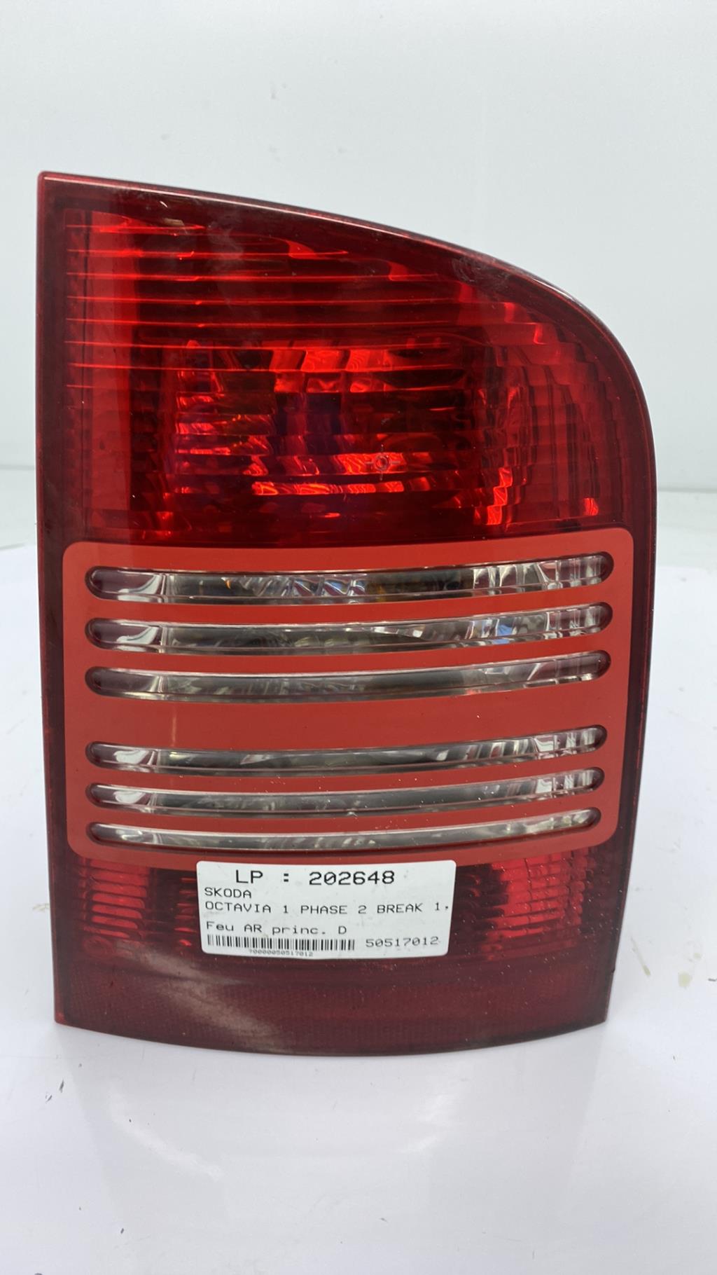 Fanale posteriore principale destro (luci) SKODA OCTAVIA 1 PHASE 2 BREAK Diésel - 1