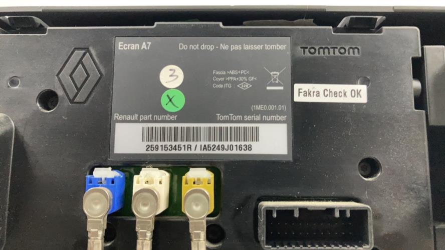 Image Ecran GPS - RENAULT MEGANE 3