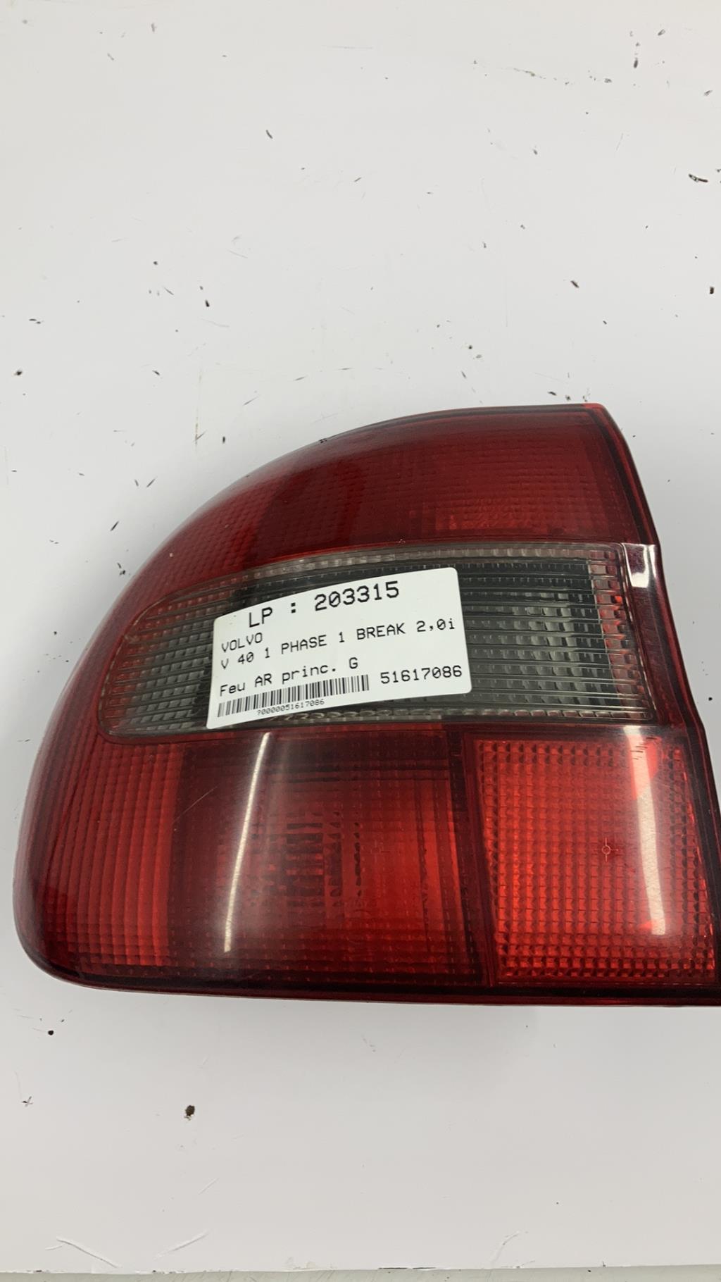 Fanale posteriore principale sinistro (luci) VOLVO V 40 1 PHASE 1 BREAK Gasolina - 1