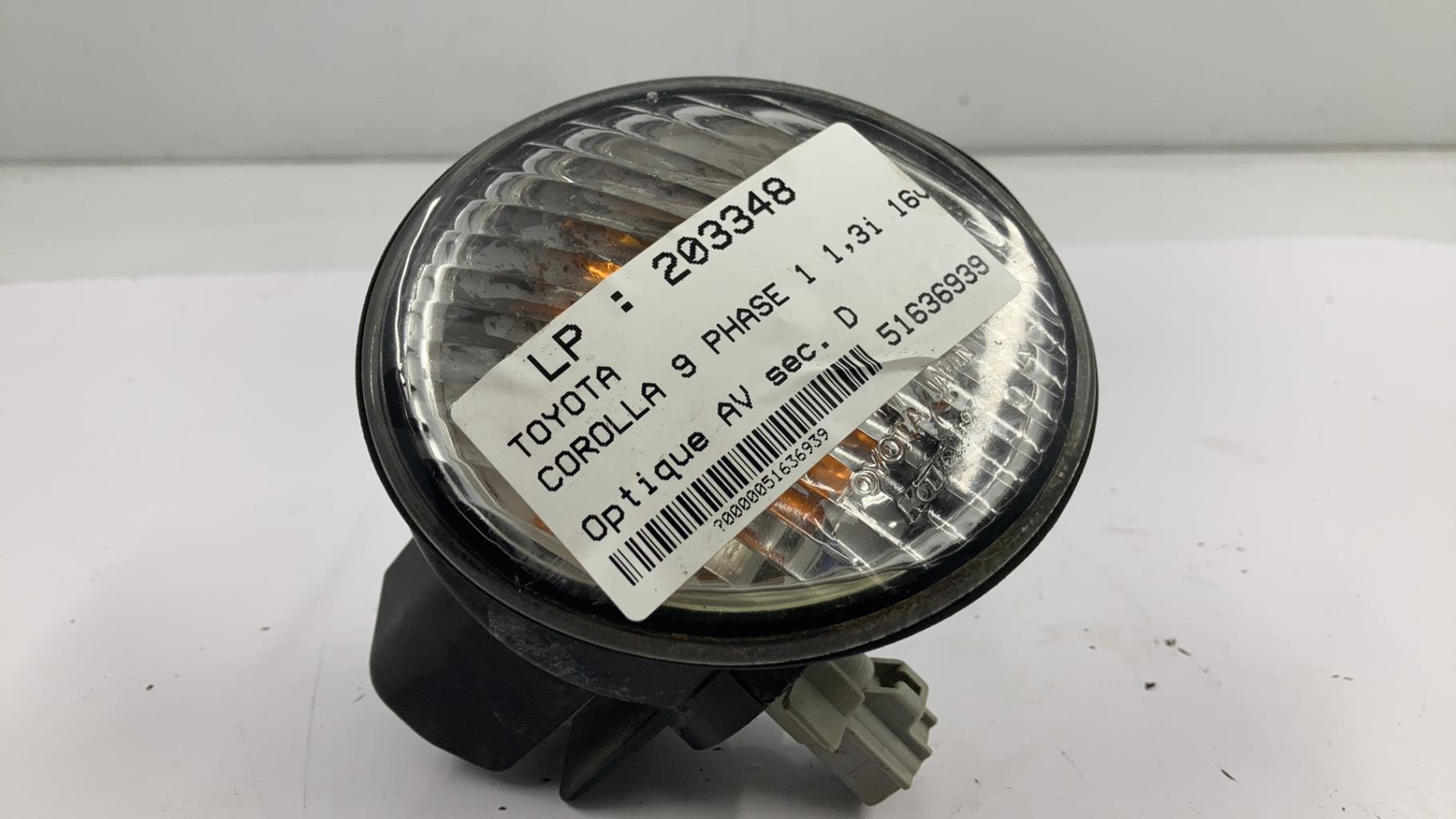 Gruppo ottico anteriore secondario destro (luci)(freccia) TOYOTA COROLLA 9 PHASE 1 Gasolina - 1