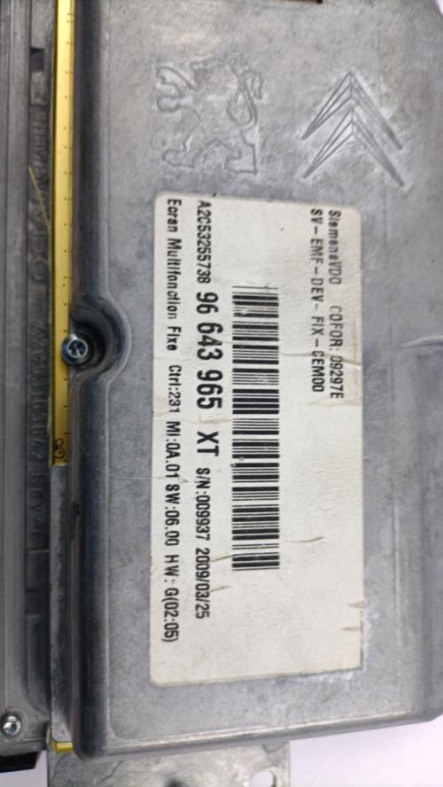 Image Ecran GPS - PEUGEOT 207