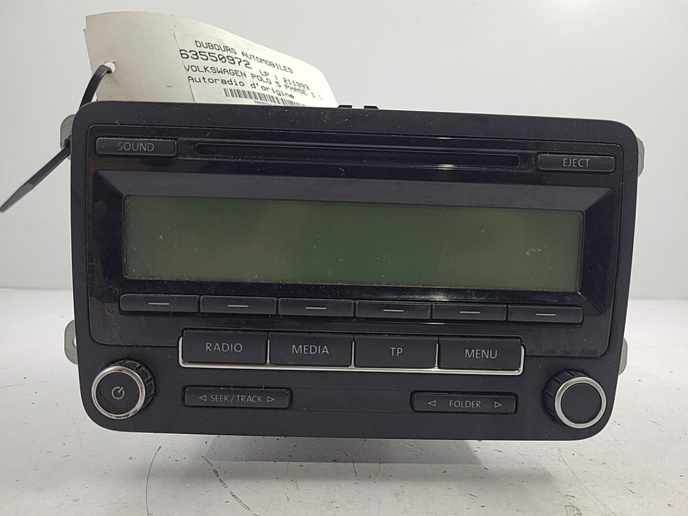 Autoradio originale VOLKSWAGEN POLO 5 PHASE 1 Diésel - 1