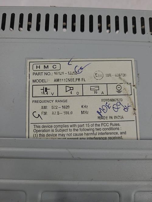 Image Autoradio d'origine - HYUNDAI I 20 1