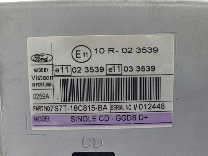 Image Autoradio d'origine - FORD MONDEO 3