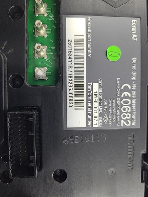 Image Ecran GPS - RENAULT MEGANE 3
