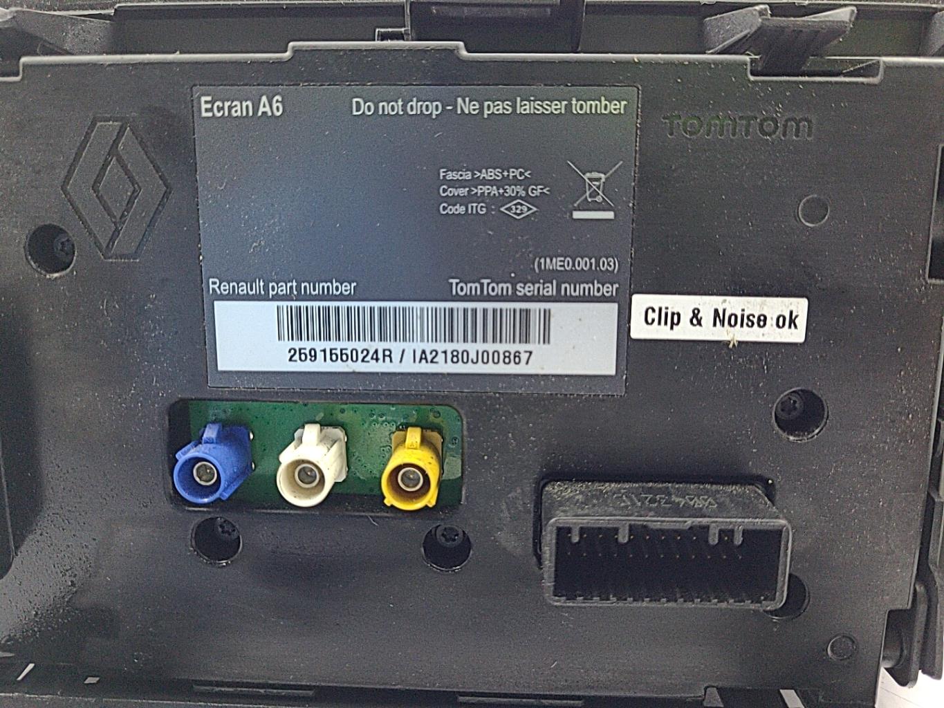 Ecran GPS RENAULT CLIO 3 PHASE 2 Diesel - 1