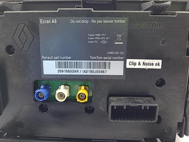 Image Ecran GPS - RENAULT CLIO 3