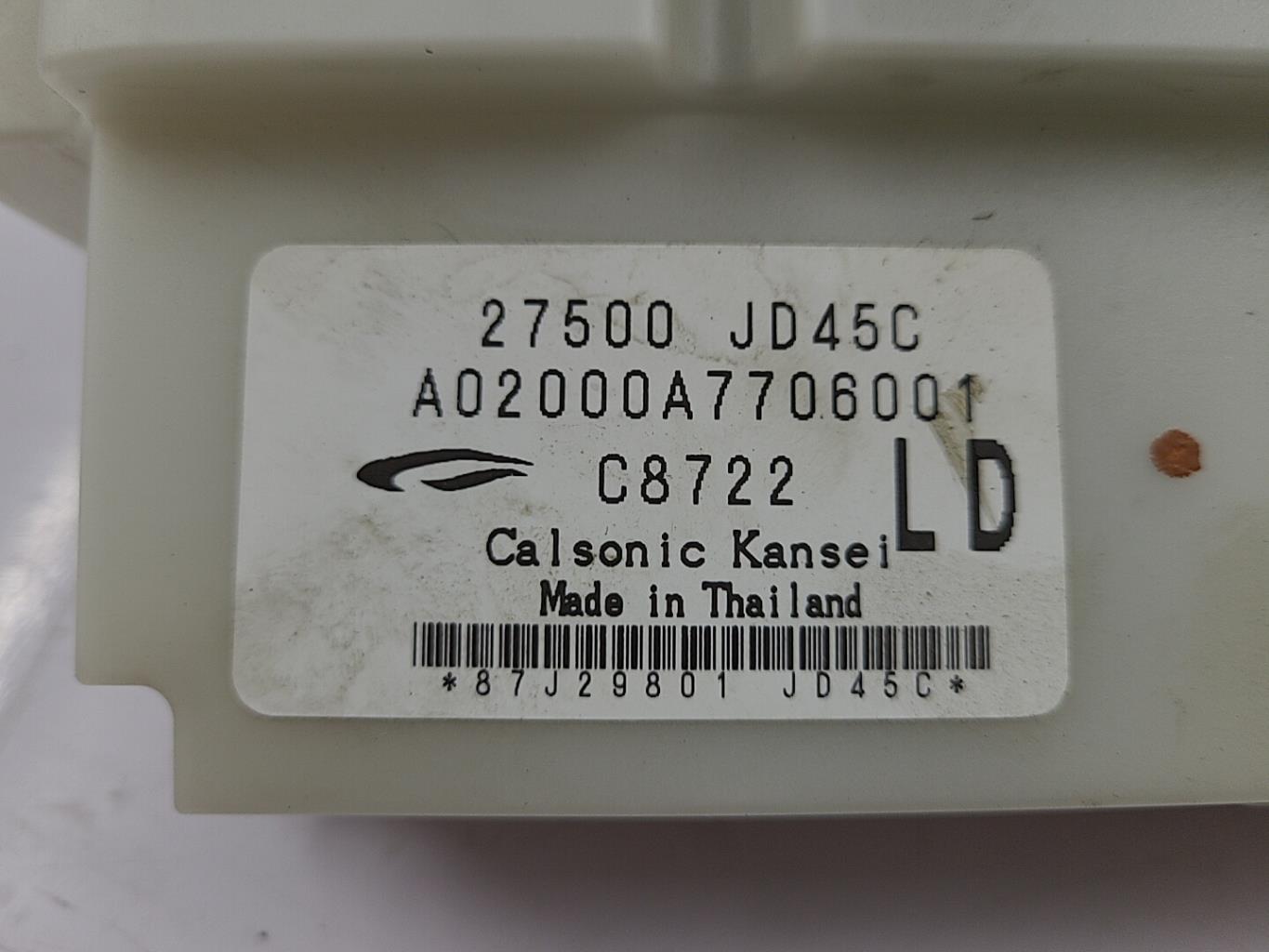 Commande chauffage NISSAN QASHQAI 1 PHASE 1 Diesel - 1