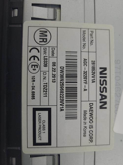 Image Autoradio d'origine - NISSAN NOTE 2