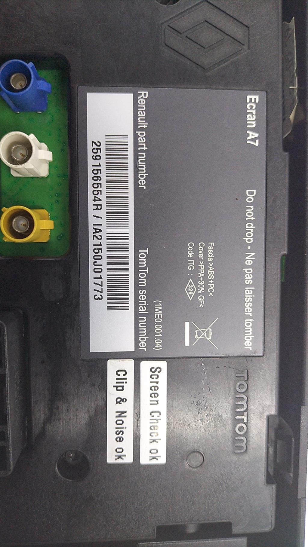 Ecran GPS RENAULT MEGANE 3 PHASE 1 COUPE Diesel - 1